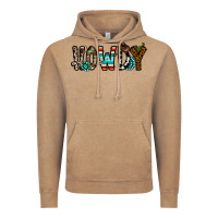 Vintage Coffee howdy Vintage Hoodie - CowhideDigitalArt