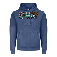 Vintage Denim howdy Vintage Hoodie - CowhideDigitalArt