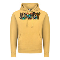 Vintage Mustard howdy Vintage Hoodie - CowhideDigitalArt
