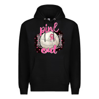 Black Pink Out Volleyball Premium Hoodie - BarkalooDesign