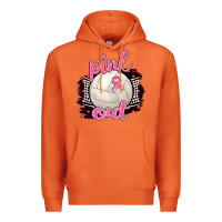 Carrot Pink Out Volleyball Premium Hoodie - BarkalooDesign