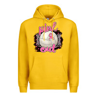 Lemon Pink Out Volleyball Premium Hoodie - BarkalooDesign