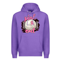 Purple Pink Out Volleyball Premium Hoodie - BarkalooDesign