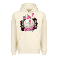 Sandshell Pink Out Volleyball Premium Hoodie - BarkalooDesign