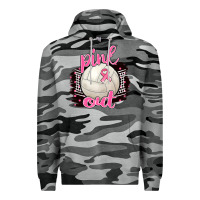 Slate Camo Pink Out Volleyball Premium Hoodie - BarkalooDesign