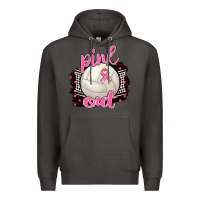 Smoke Pink Out Volleyball Premium Hoodie - BarkalooDesign