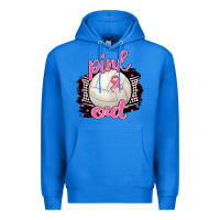 True Royal Pink Out Volleyball Premium Hoodie - BarkalooDesign