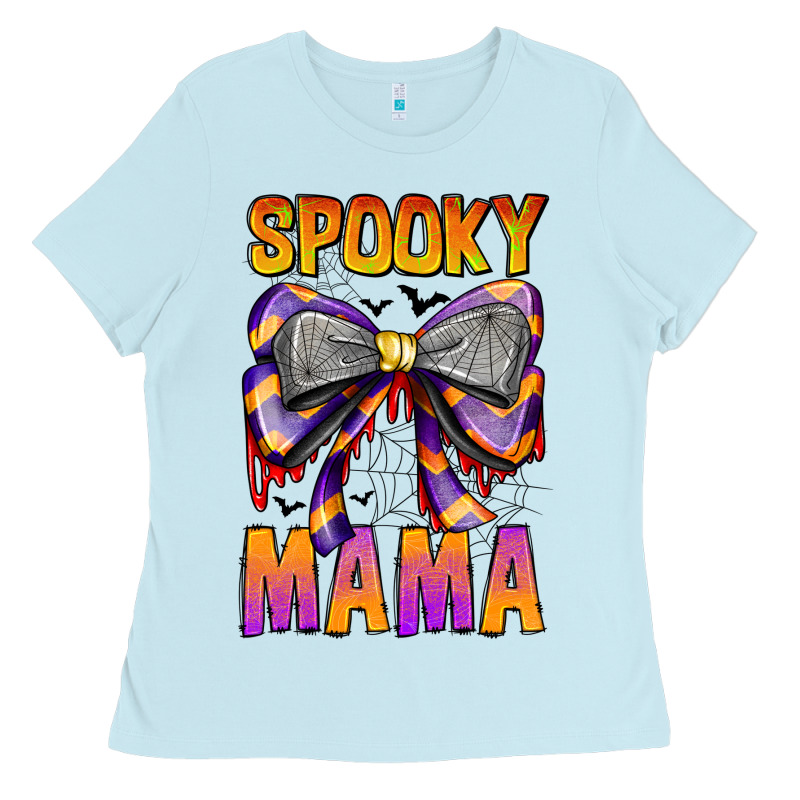 Spooky Mama Ladies Tee by CowhideDigitalArt | Teevron