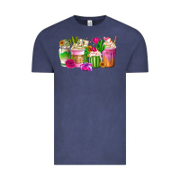 Vintage Denim Stuck On You Cup Vintage Tee - CowhideDigitalArt