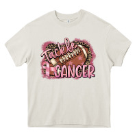 Cream Tackle cancer Football Heavy Core Tee - FaDigitalArtStudio