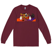 Burgundy Trick Or Treat Baby Chimpanzee Long Sleeve Tee - LillyAllenDesigns