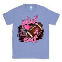 Colony Blue Pink Out Football Classic Tee - BarkalooDesign