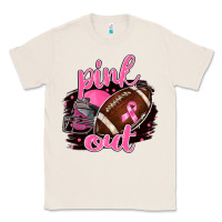 Natural Pink Out Football Classic Tee - BarkalooDesign