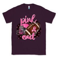 Plum Pink Out Football Classic Tee - BarkalooDesign