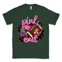 Sports Green Pink Out Football Classic Tee - BarkalooDesign