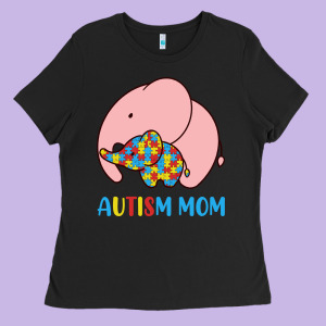 Autism Awareness Autism Mom Ladies Tee Designed By Cowhidedigitalart