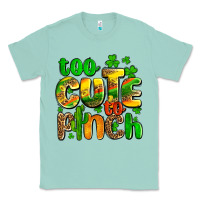Seafoam St. Patrick's too cute to pinch Classic Tee - OliviaCreatesArt