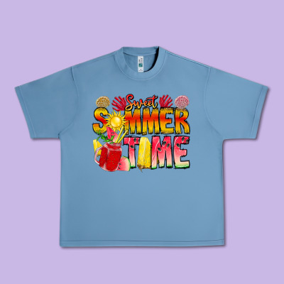 Sweet Summer Time Urban Heavy Tee Designed By Cowhidedigitalart