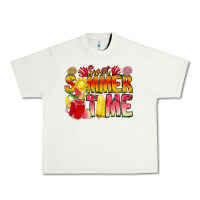 Pistachio Sweet Summer Time Urban Heavy Tee - CowhideDigitalArt