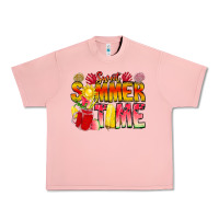 Salmon Sweet Summer Time Urban Heavy Tee - CowhideDigitalArt