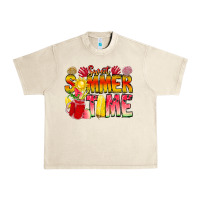Sandshell Sweet Summer Time Urban Heavy Tee - CowhideDigitalArt