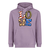 Lavender 4th of July Army Love Heavyweight Hoodie - Jasminsmagicworld