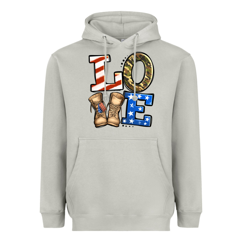 4th Of July Army Love Heavyweight Hoodie by Jasminsmagicworld | Teevron