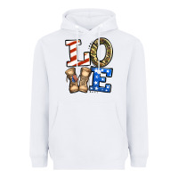 White 4th of July Army Love Heavyweight Hoodie - Jasminsmagicworld