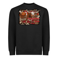 Black all i want for christmas is a cow Heavyweight Sweatshirt - RanaPortraitStore
