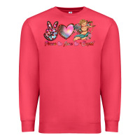 Cardinal peace love cupid Premium Sweatshirt - RanaPortraitStore