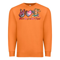 Carrot peace love cupid Premium Sweatshirt - RanaPortraitStore