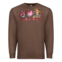 Chestnut peace love cupid Premium Sweatshirt - RanaPortraitStore