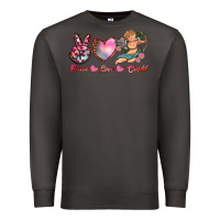 Smoke peace love cupid Premium Sweatshirt - RanaPortraitStore