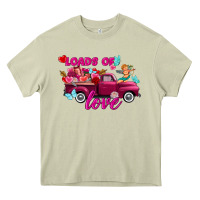Mossy Loads of love Valentine's day truck Heavy Core Tee - FaDigitalArtStudio