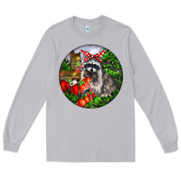 Moon Dust Christmas Raccoon Long Sleeve Tee - LillyAllenDesigns
