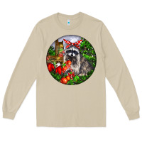 Christmas Raccoon Long Sleeve Tee | Teevron
