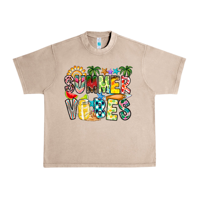 Summer Vibes Urban Heavy Tee by CowhideDigitalArt | Teevron
