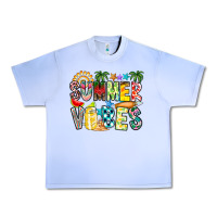Grape Ice Summer Vibes Urban Heavy Tee - CowhideDigitalArt