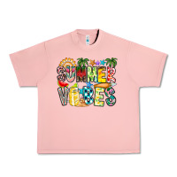 Salmon Summer Vibes Urban Heavy Tee - CowhideDigitalArt