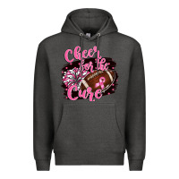 Charcoal Heather cheer for the cure Premium Hoodie - BarkalooDesign