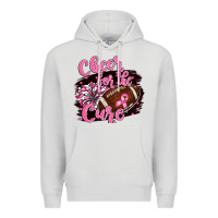 Dove Grey cheer for the cure Premium Hoodie - BarkalooDesign