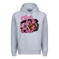 Heather Grey cheer for the cure Premium Hoodie - BarkalooDesign