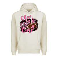 Oatmeal Heather cheer for the cure Premium Hoodie - BarkalooDesign
