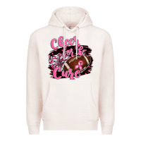 Pale Pink cheer for the cure Premium Hoodie - BarkalooDesign