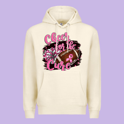 Cheer For The Cure Premium Hoodie Designed By Barkaloodesign