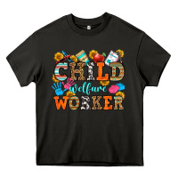 Asphalt child welfare worker Heavy Core Tee - OliviaCreatesArt