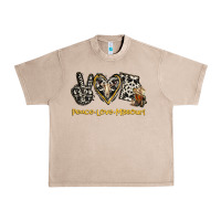 French Oak Peace Love Missouri Urban Heavy Tee - Jasminsmagicworld