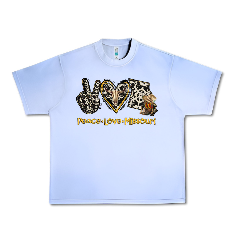 Peace Love Missouri Urban Heavy Tee by Jasminsmagicworld | Teevron