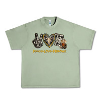 Oil Green Peace Love Missouri Urban Heavy Tee - Jasminsmagicworld
