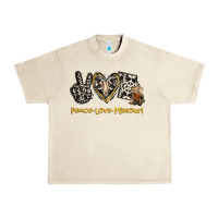 Sandshell Peace Love Missouri Urban Heavy Tee - Jasminsmagicworld
